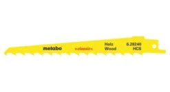 Metabo 628241000 Reciprozaagblad - 150 X 3TPI - Hout (5st)