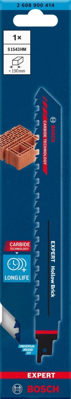 Bosch 2608900414 EXPERT Reciprozaagblad S1543HM Hollow Brick -Fetool Gereedschap Winkel 134de2782cac0a946981e12d22db635b