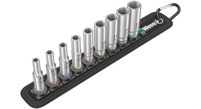 Wera 5004525001 Belt A Deep 1 9-delige Doppenset Incl. Houder - 1/4" - 05004525001 1 Wera 5004525001 Belt A Deep 1 9-delige Doppenset Incl. Houder - 1/4" - 05004525001