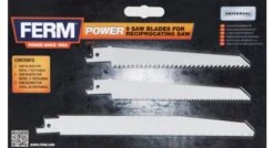 FERM RSA1001 9 Delige Reciprozaagbladen Set - Hout/Metaal