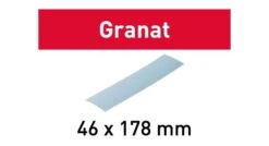 Festool STF 46X178 P80 GR/10 Schuurpapier - Granat - P80 (10st) - 204277