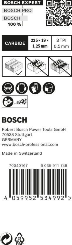 Bosch 2608900409 EXPERT Reciprozaagblad S1141HM 10st Aerated Concrete -Fetool Gereedschap Winkel 775afbcee4c6dd8729b8b368e301e8b7