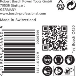 Bosch 2608900923 EXPERT Schuurvel C470 Best For Wood And Paint - 150mm - K240 - 6 Gaten (50st) -Fetool Gereedschap Winkel 87d1fc1f2bc8a038a06f876a8b0c332d