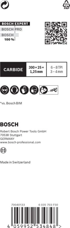 Bosch 2608900394 EXPERT Reciprozaagblad S1256XHM Multi Material -Fetool Gereedschap Winkel a35732e2ba165cb48617bbfeaba83955