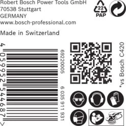 Bosch 2608901130 EXPERT Schuurvel C470 Best For Wood And Paint, Diameter 125 Mm, Korrel 180, Multiperforatie, 50x -Fetool Gereedschap Winkel ab7405877f17523654dc0f2aa5ff2e13