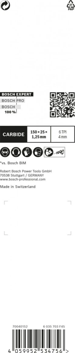 Bosch 2608900385 EXPERT Reciprozaagblad S956DHM Window Demolition 18 Bosch 2608900385 EXPERT Reciprozaagblad S956DHM Window Demolition -Fetool Gereedschap Winkel c89d29d9d9df2dabdd446c472a51a7e8