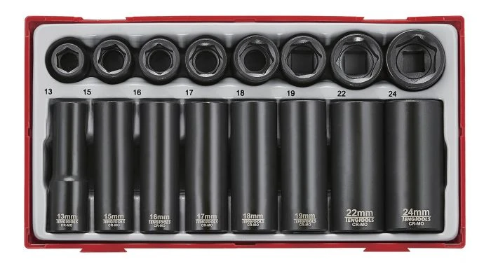 Teng Tools TT9116N 16-delige Doppenset - 1/4'' - 68800200 1 Teng Tools TT9116N 16-delige Doppenset - 1/4'' - 68800200