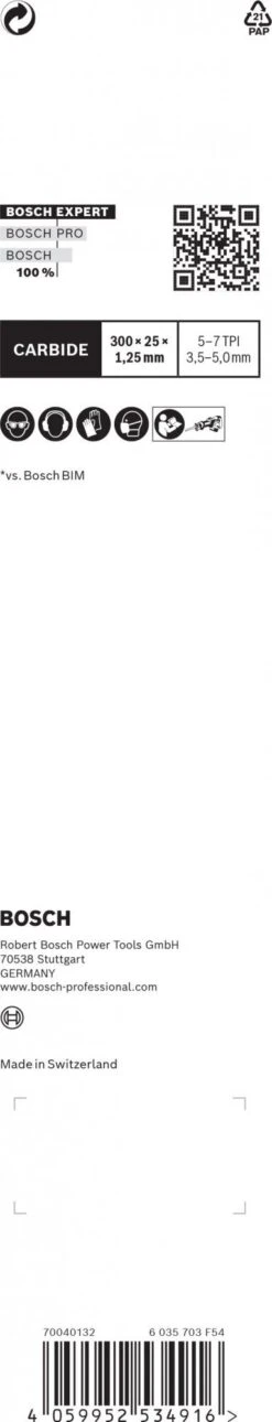 Bosch 2608900401 EXPERT Reciprozaagblad S1267XHM Wood With Metal Demolition -Fetool Gereedschap Winkel f2cad090f29ac8283fea384959b3bc86