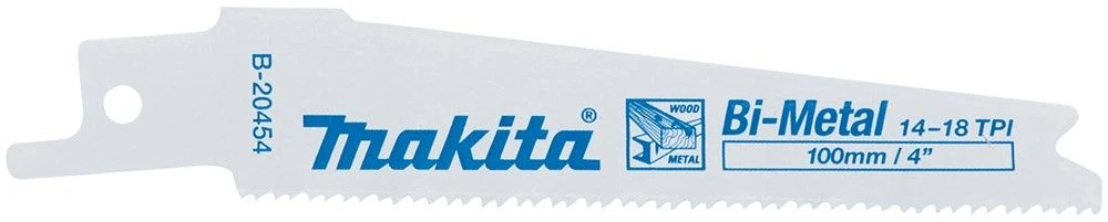 Makita B-20454 Reciprozaagblad - 80 X 1,41/1,81mm - Hout/Metaal/Kunststof (5st) 1 Makita B-20454 Reciprozaagblad - 80 X 1,41/1,81mm - Hout/Metaal/Kunststof (5st)