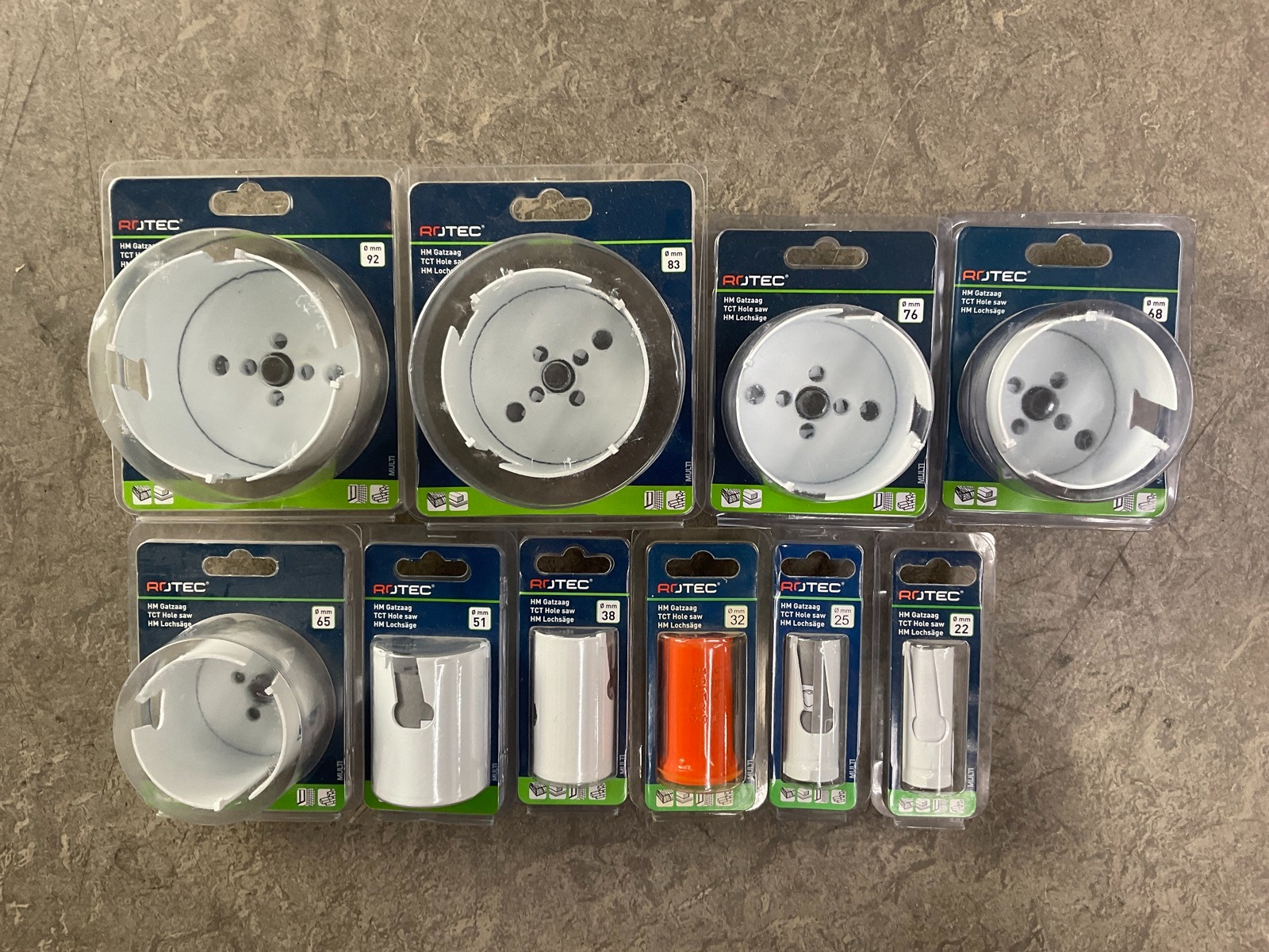 Fetool Gereedschap Winkel -Fetool Gereedschap Winkel rotec 10 delige gatenzaagset